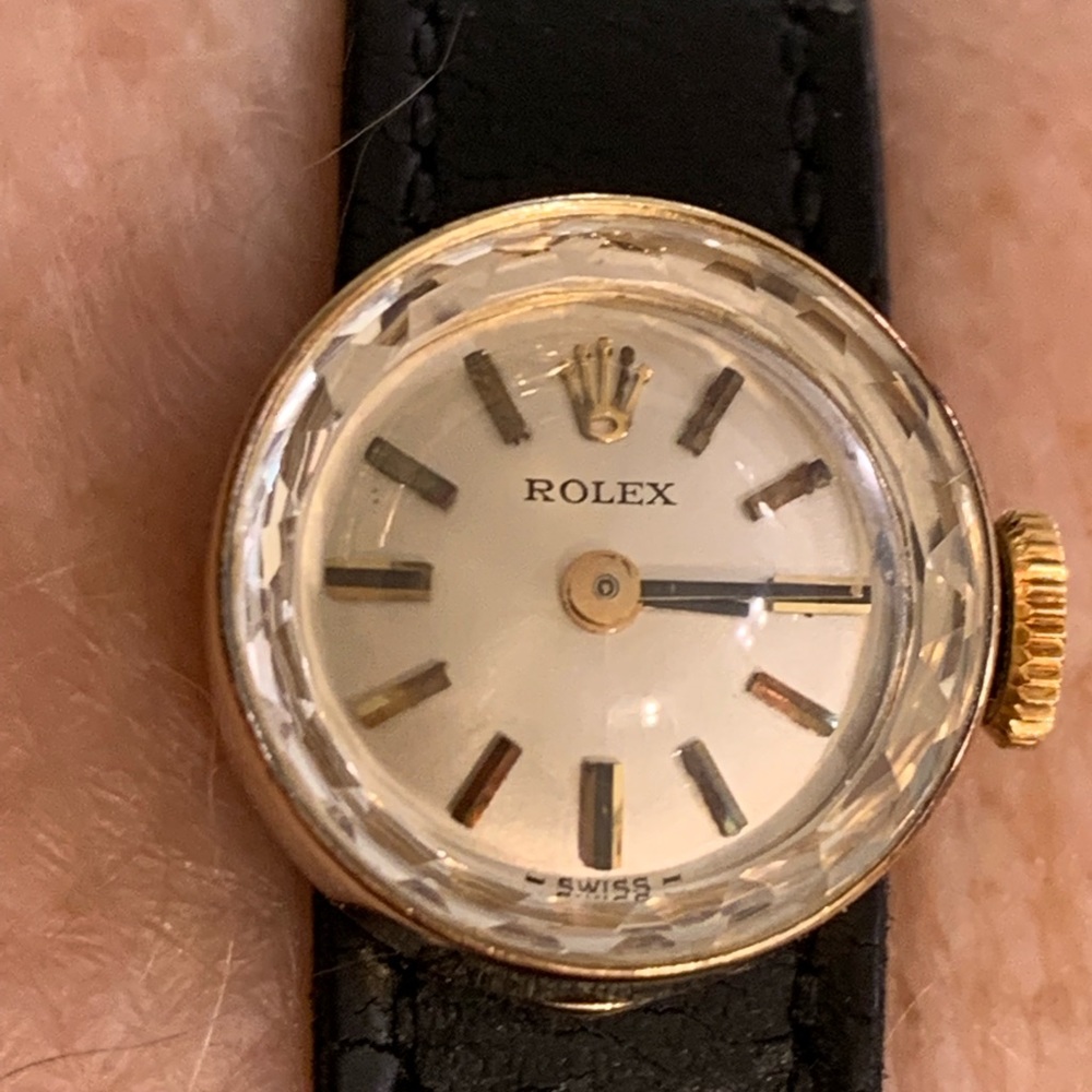 LADIES ROLEX CHAMELEON WATCH 14KT YELLOW GOLD